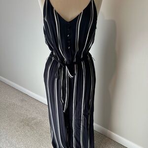 LOFT Black and White Striped Outfit